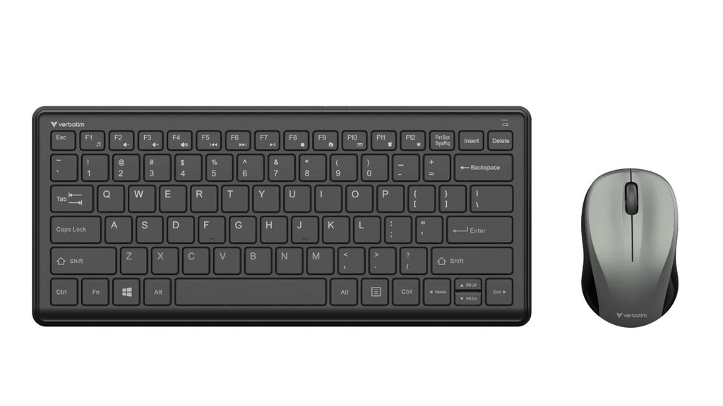 [KBV-32412] KBV-32412 Verbatim Compact Silent Wireless Keyboard and Mouse Combo - PCR