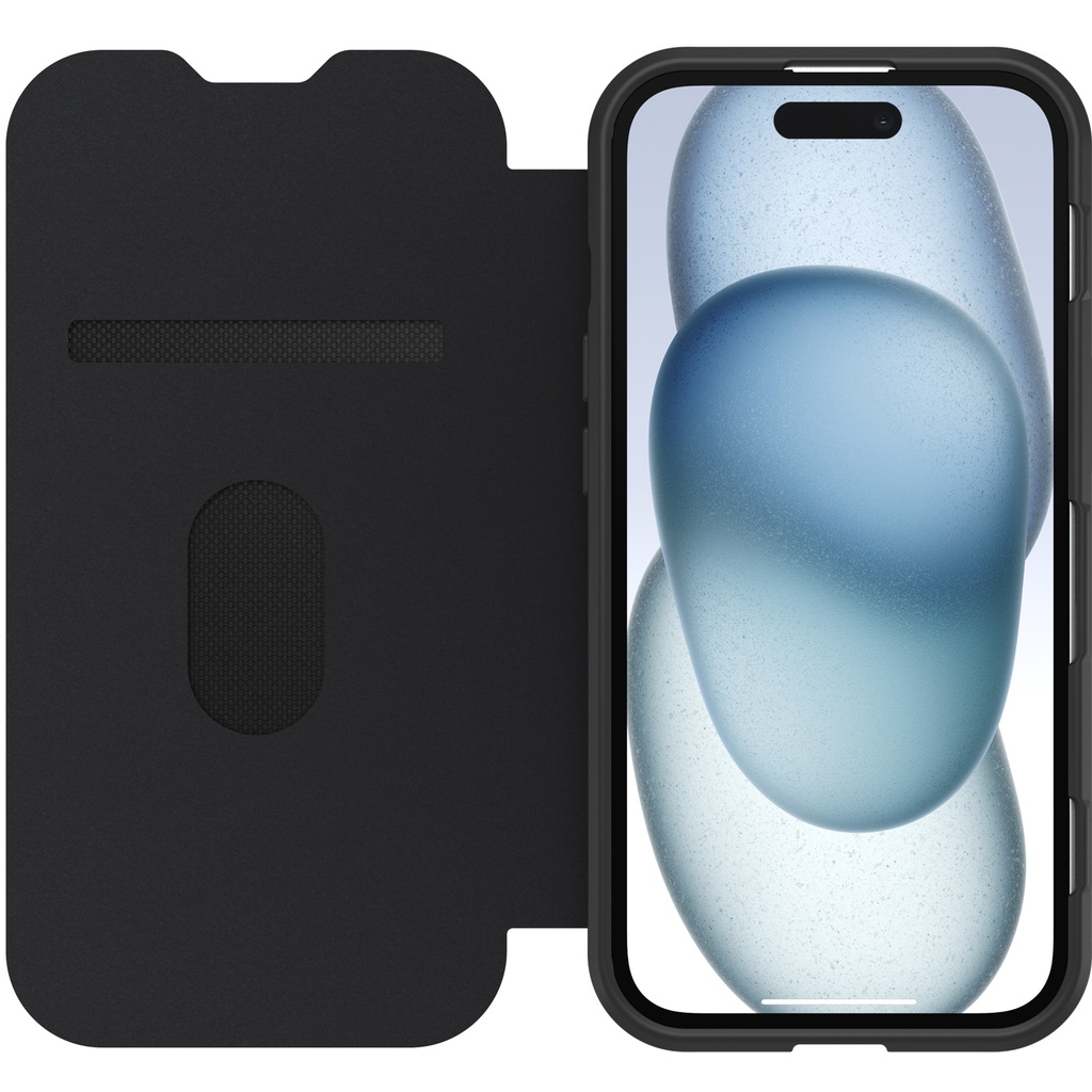 MPA-77-97827 OtterBox React Folio MagSafe Apple iPhone 17e /  iPhone 16e / iPhone 15 / iPhone 14 / iPhone 13 (6.1') Case Black Crystal (Clear/Black) ,7 Years Warra