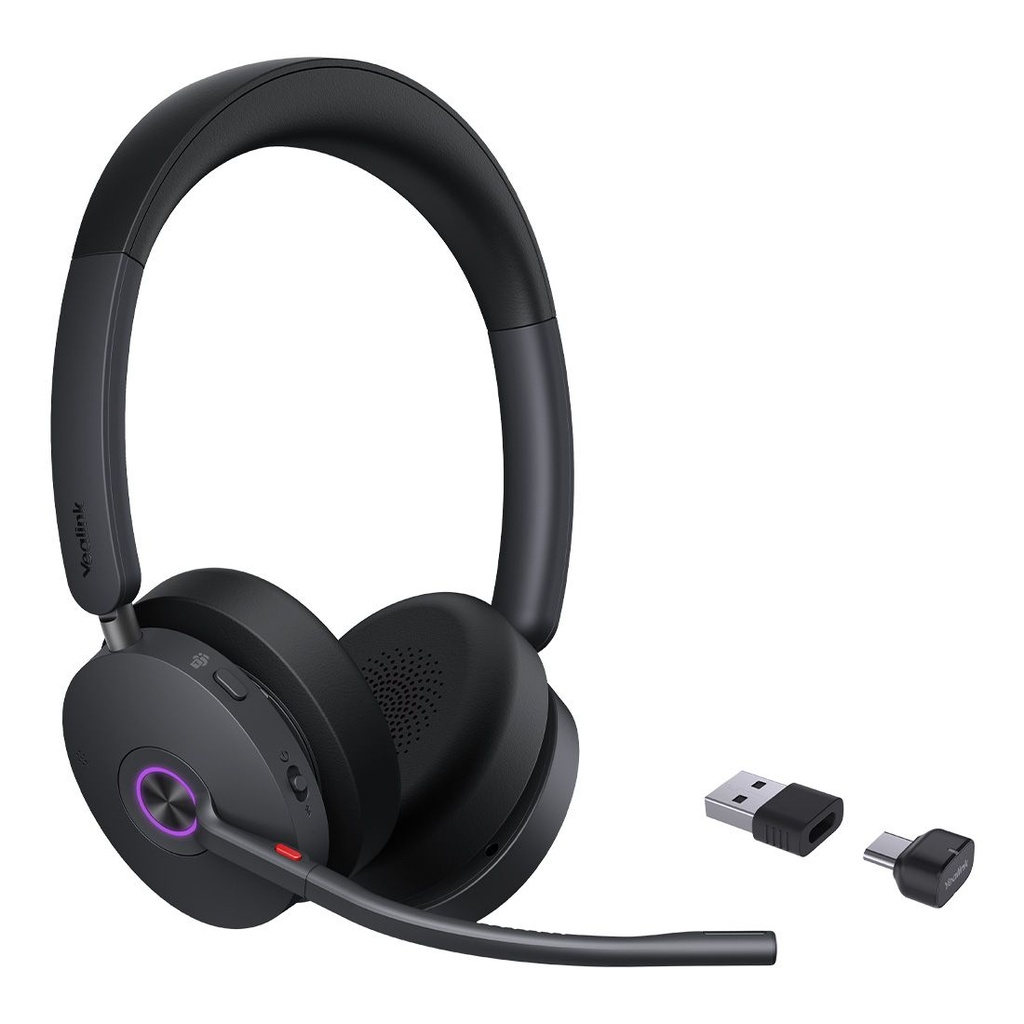 [IPY-BH74-MS-CA] IPY-BH74-MS-CA Yealink BH74 Teams USB-C/A Bluetooth Headset, Active Noise Cancellation,  6 mic, Acoustic Shield, Wireless range 50 m, talk time of up to 32 hours