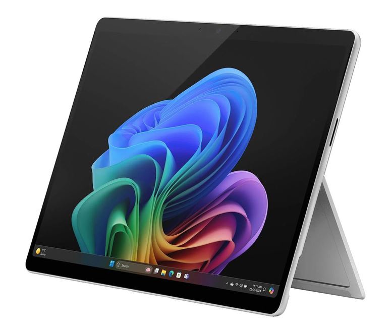 NBMS-PRO11-SX16512P Microsoft Surface Pro 11 13' Touchscreen Copilot+ Snapdragon X 16GB 512GB SSD WIN 11P USB-C Thunderbolt WIFI7 BT Camera Platinum 2YR WTY - EU required
