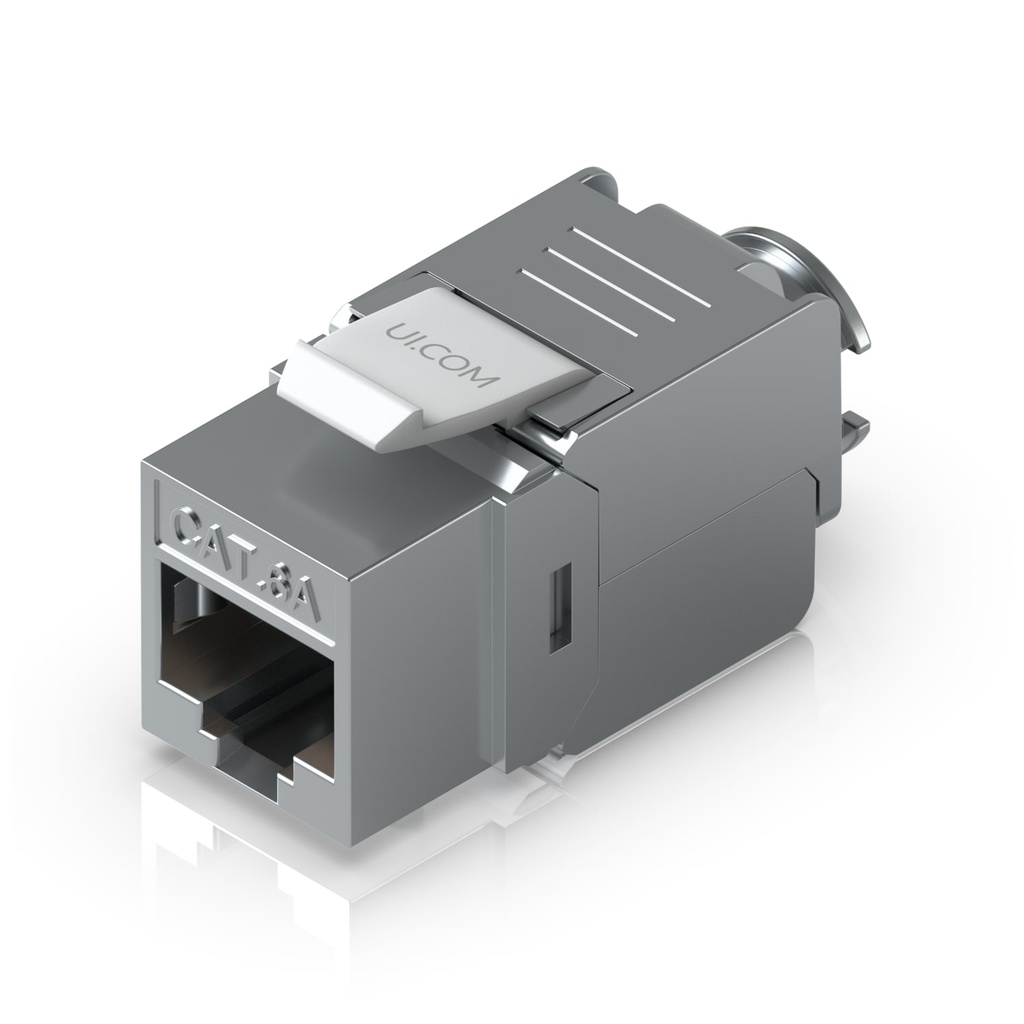NHU-U-K-JACK-C6A Ubiquiti Cat6A Toolless Keystone Jack, 12-Pack, For Terminating Cat6A Ethernet Jack Without The Use Of Punch-down/ Crimping Tool
