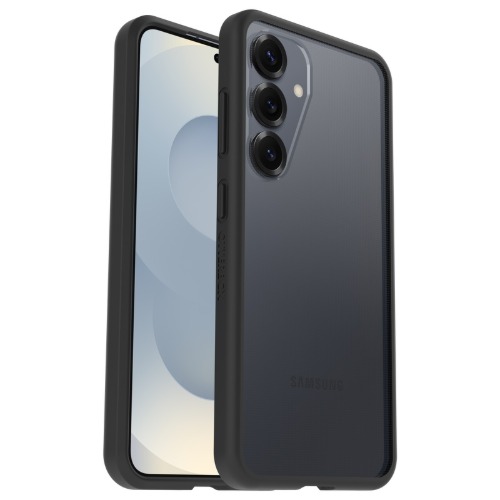 [MPA-77-97443] MPA-77-97443 OtterBox React Samsung Galaxy S25+ 5G (6.7') Case Black Crystal (Clear/Black) - (77-97443),DROP+Military Standard,Hard Case,Soft Grip,7 Years Warranty