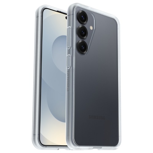 MPA-77-97439 OtterBox React Samsung Galaxy S25+ 5G (6.7') Case Clear - (77-97439), DROP+ Military Standard, Raised Edges, Hard Case, Soft Grip, 7 Years Warranty