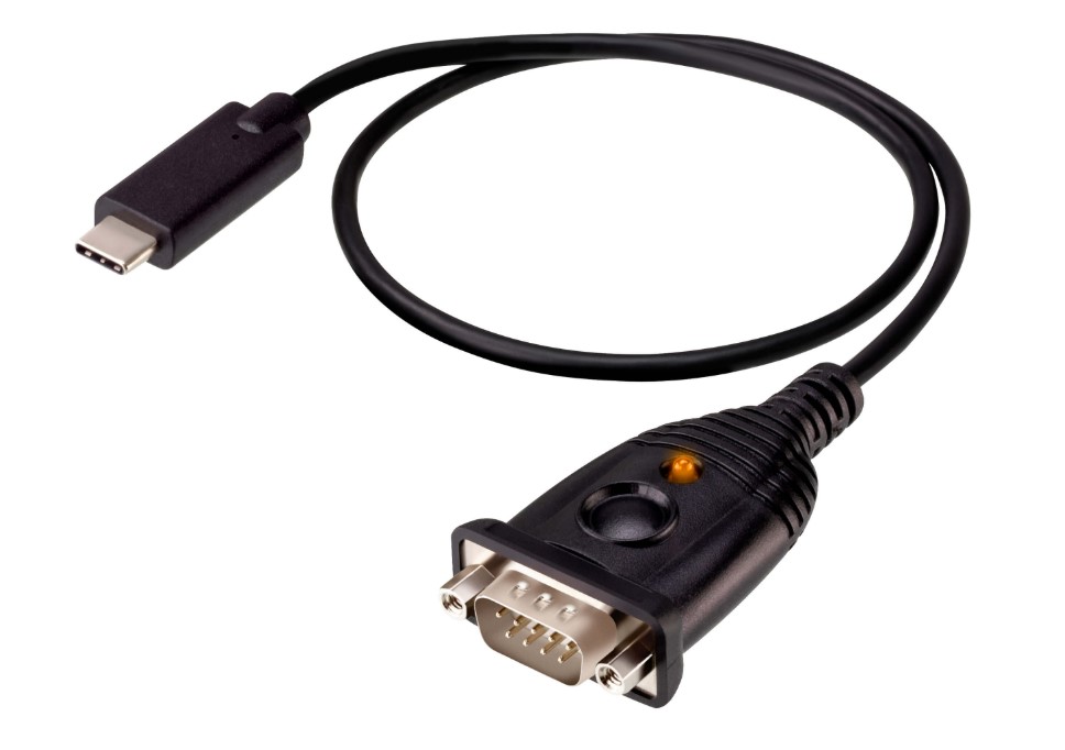 USA-UC232C-AT Aten USB-C to RS-232 Adapter (45 cm), Supports up to 921.6 Kbps data transfer rates