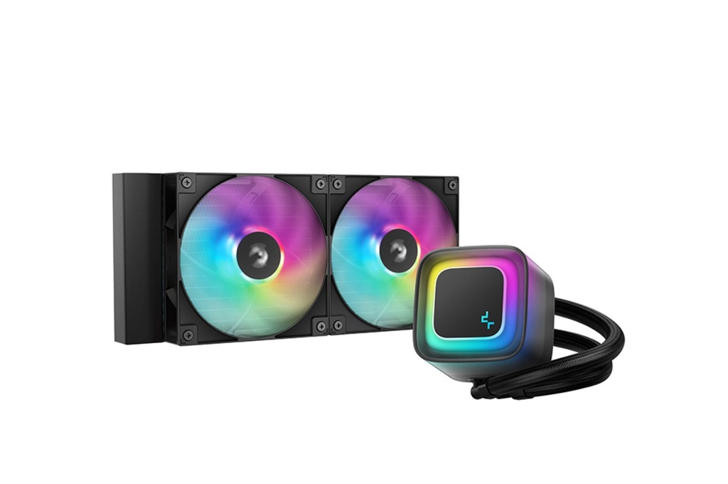 [CFD-LE240-V2] CFD-LE240-V2 DeepCool LE240 V2 Liquid Cooler 240mm 6th Gen Pump up to 3400 PWM, Hydro Bearing, IntelLGA1851/1700/1200/1151/1150/1155, AMDAM5/AM4