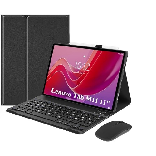 [MPA-KBCBLTM11] MPA-KBCBLTM11 USP Lenovo Tab M11 (11') Keyboard + Case Black, Magnetic, PU Leather Covering, Front & Rear Facing Camera Holes,3 Years Warranty