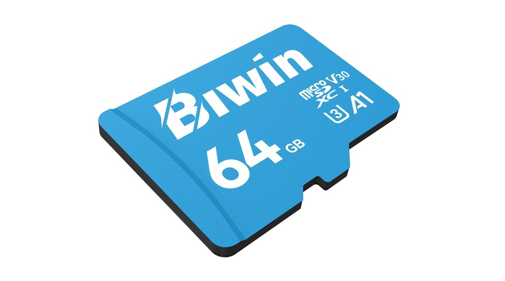 BIW-MS100-64G BIWIN MS100-64G microSD3.0 Read & Write Speed up to 100MB/s & 45MB/s  BMMS100064G-RGX