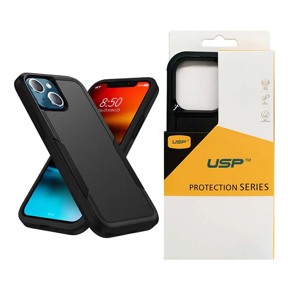 MPA-6976552043311 USP Rugged Apple iPhone 17e /  iPhone 16e 5G (6.1') Armor Light Case Black - No-Slip, Sleek, Drop-Protection, Strong & Durable, 5 Years Warranty