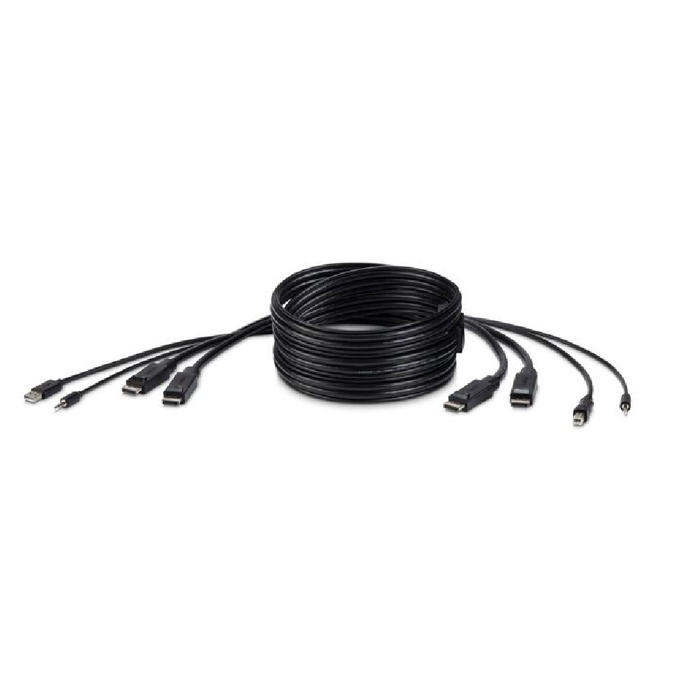 MPA-F1D9020B06T Belkin Cybersecurity and Secure KVM TAA DUAL DP/USB/AUD SKVM CBL,DP M/M; USB A/B, (1.8M) - Black(F1D9020b06t),TAA Compliant, 4K@60hz, 2 Years Warranty