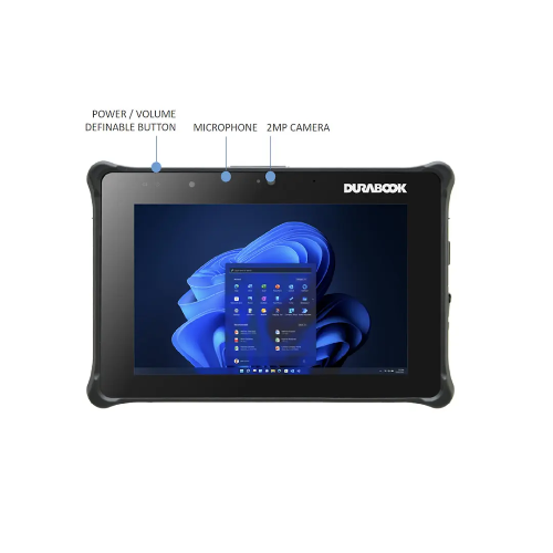 [NBDB-R8H1P2DAHBXX] NBDB-R8H1P2DAHBXX DURABOOK R8, 8' FHD, Intel® Core™ i5-1230U, Windows 11, 8GB RAM, 256GB PCIe SSD,Wi-Fi 6E, Bluetooth v5.3, 2MP Front Camera, 3 year Warranty