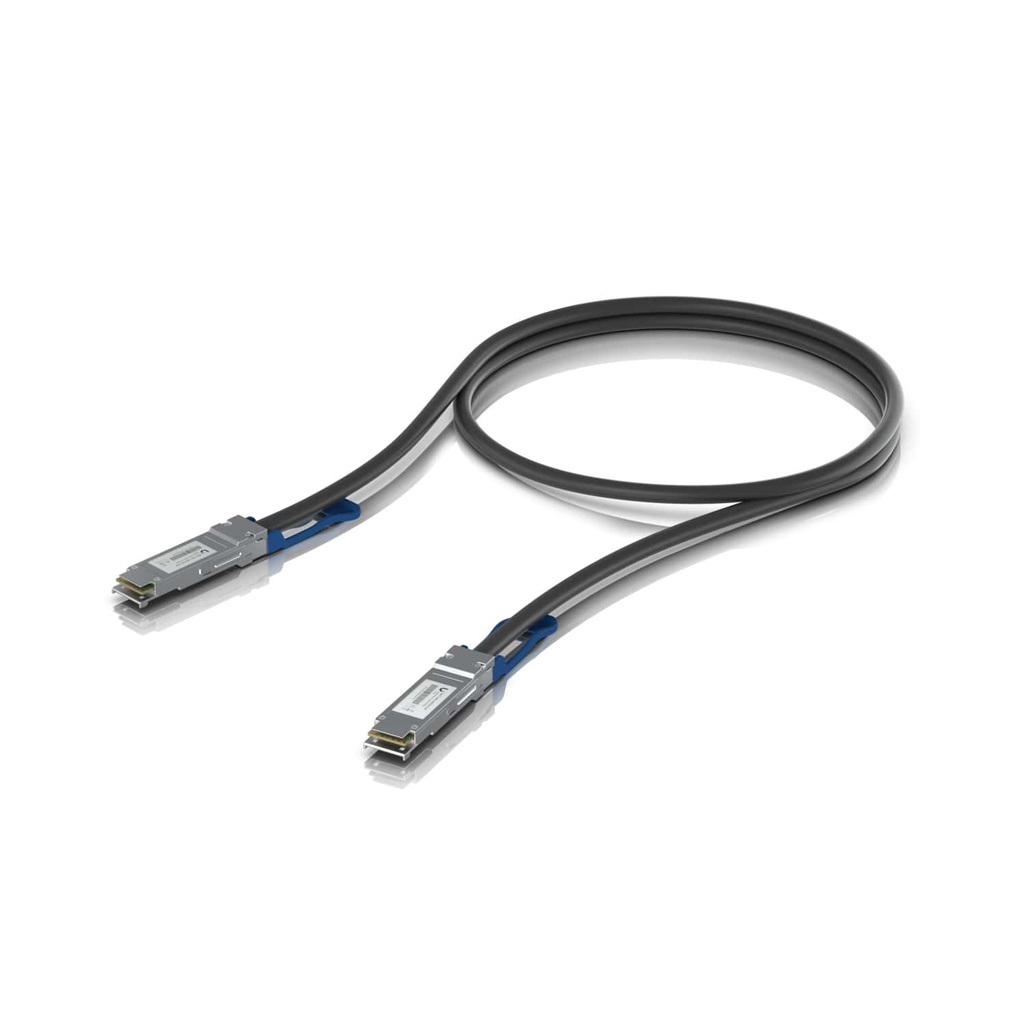 NHU-DAC-QSFP28-0.5M Ubiquiti 100G Direct Attach Cable, Cable length 0.5m, Single Pack, QSFP28 Direct Attach Cable With A 100 Gbps Max Data Rate