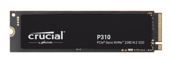 HBC-P310-1TB-P Crucial P310 1TB Gen4 2280 NVMe SSD 7100/6000 MB/s R/W 220TBW 1000K/1200K IOPS 1.5M hrs MTTF Full-Drive Encryption M.2 PCIe4 5yrs ~CT1000P510SSD8