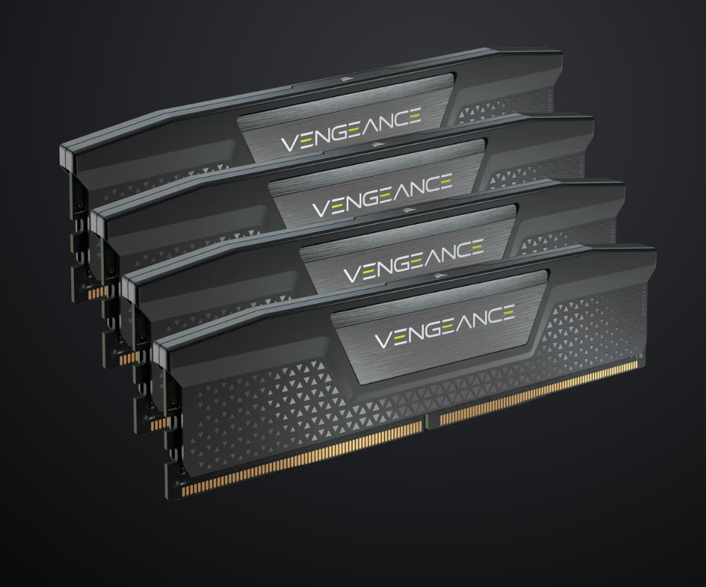 MECMD5-X5M4B5200C38 Corsair Vengeance RGB 192GB (4x48GB) DDR5 DRAM 5200MT/s CL38 Memory Kit — Black optimized for Intel® motherboards