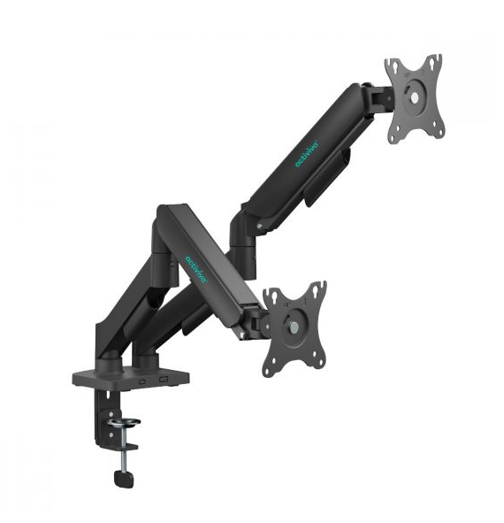[MAMB-ACA-MMA-DGC22K] MAMB-ACA-MMA-DGC22K mbeat® activiva Ergolife Dual-Screen Gas Spring Monitor Arm allows you to smoothly adjust the height,angle, and tilt of both screens with minimal (LS)