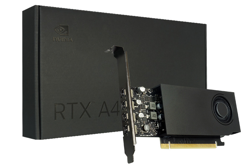 [VCL-A400-4G] VCL-A400-4G Leadtek nVidia RTX A400 4GB GDDR6 PCIe Gen 4 x8 50W (ATX  Bracket) 96GB/s Memory Bandwidth Memory Interface 64-bit