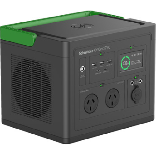 UPAPC-PPS500-AZ APC OffGrid Portable Power Station 500, 230V, 517Wh Lithium-ion, LCD, 2 AS3112 Australian outlets, Sinewave, 3 USB-A, 2 USB-C, Wireless Charger