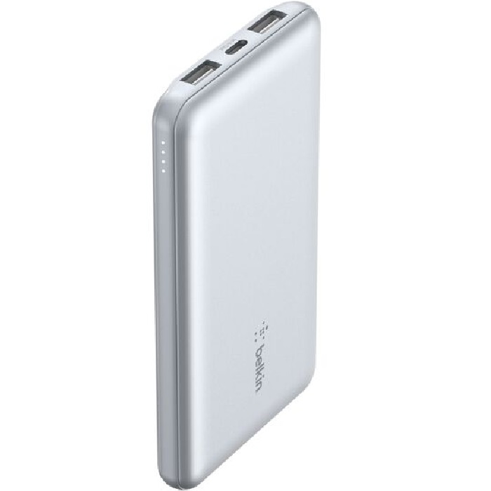 MPA-BPB011BTPB Belkin BoostCharge CCC-Certified 10k mAh Power Bank +USB-C to USB-A Cable -Pearl Blue(BPB011btPB),2xUSB-A(12W),1xUSB-C(15W),$2500 CEW,2 Years Warranty