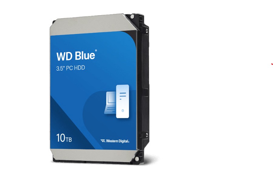 [HAWD-BLUE-10TB] HAWD-BLUE-10TB Western Digital WD Blue PC Desktop Hard Drive - 10TB, 3.5', SATA, up to 260MB/s, 7200 RPM, CMR, 512MB, 2Y Warranty