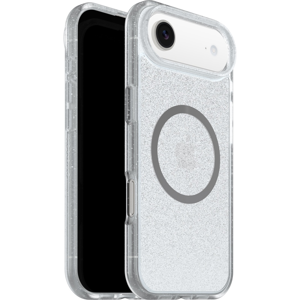 MPA-77-99279 OtterBox React MagSafe Apple iPhone Air (6.5') Case Stardust (Clear Glitter) - (77-99279),DROP+ Military Standard,Raised Edges,7 Years Warranty