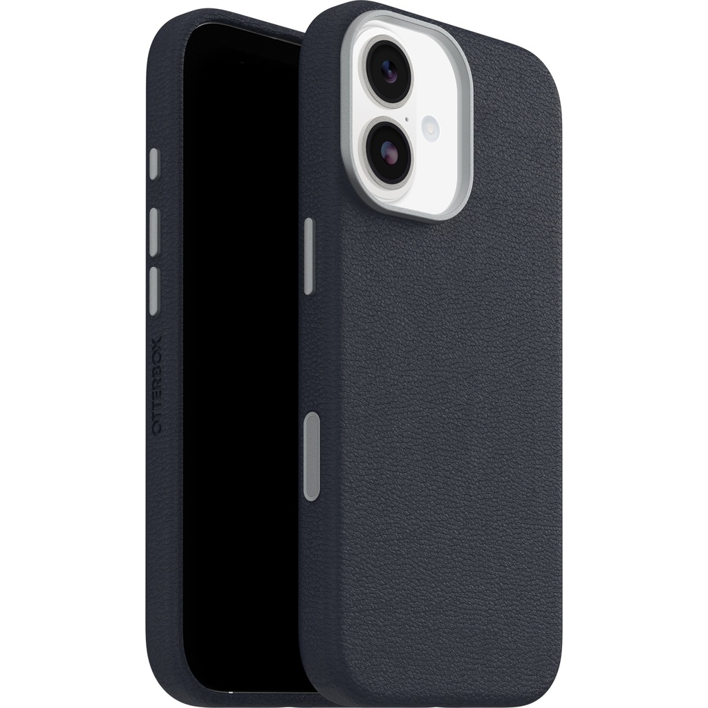 MPA-77-99021 OtterBox Symmetry Cactus Leather MagSafe Apple iPhone 17 (6.3') Case Blue Sentiment - (77-99021), DROP+ 3X Military Standard, 7 Years Warranty