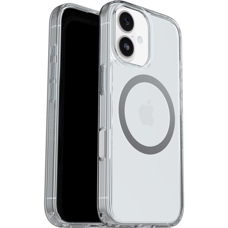 MPA-77-98781 OtterBox Symmetry Clear MagSafe Apple iPhone 17 (6.3') Case Clear - (77-98781), DROP+ 3X Military Standard, Raised Edges, Hassle-Free,7 Years Warranty