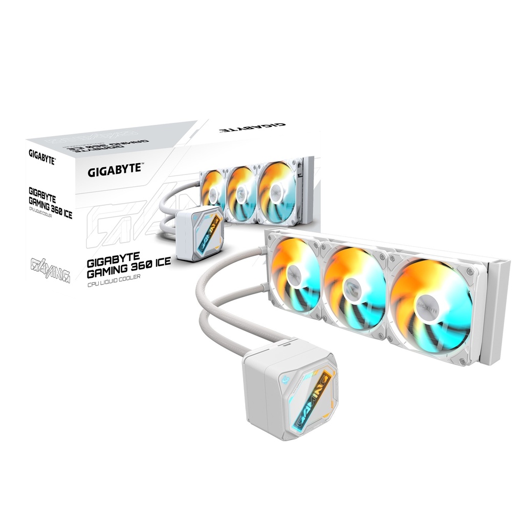 [CFGP-GME-360I] CFGP-GME-360I GIGABYTE GAMING 360 ICE all-in-one liquid cooler, Intel 1851 / 1700 / 115X / 1200, AMD AM5 / AM4, Color ICE