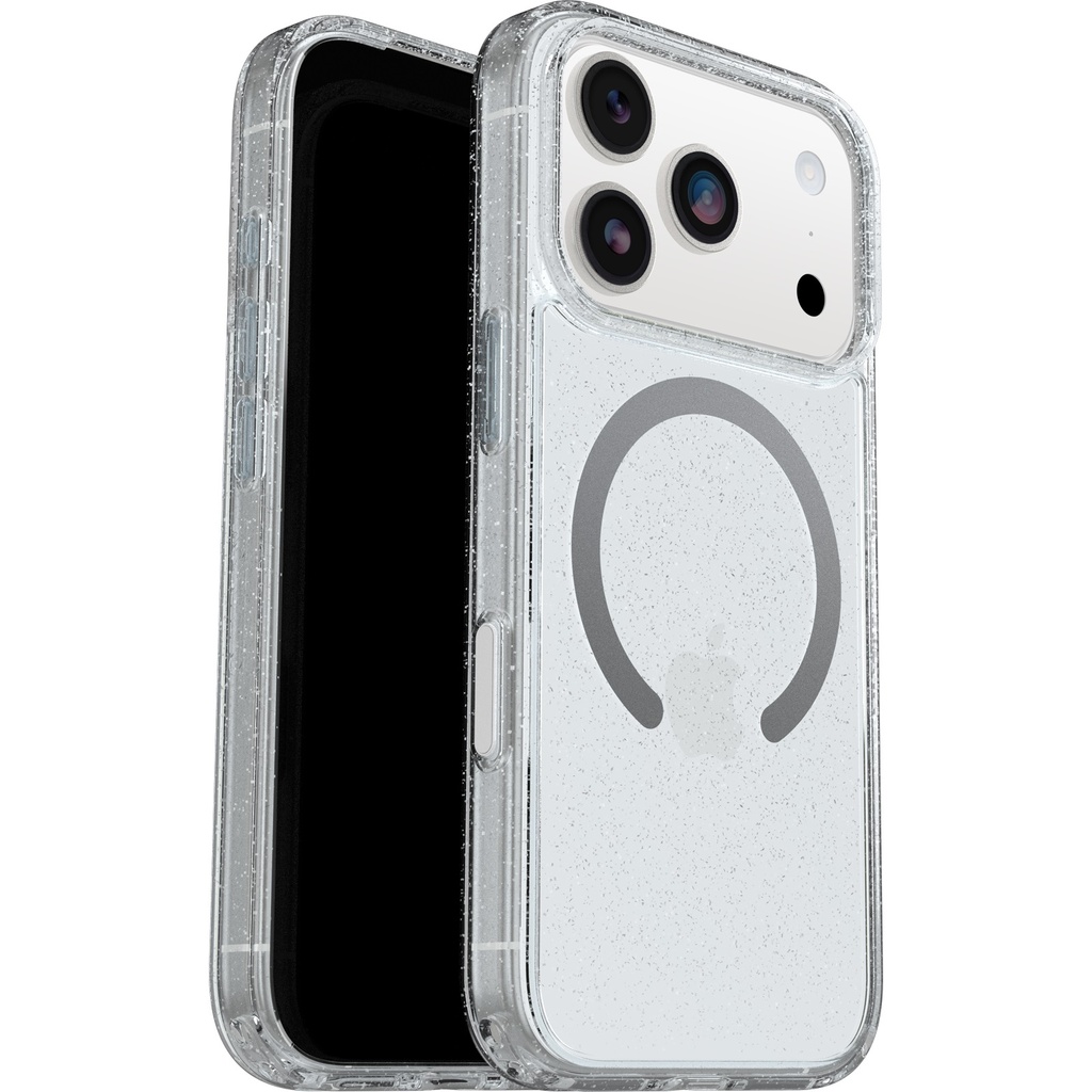 MPA-77-98838 OtterBox Symmetry Clear MagSafe Apple iPhone 17 Pro (6.3') Case Stardust 4.0 (Clear) - (77-98838), DROP+ 3X Military Standard, 7 Years Warranty