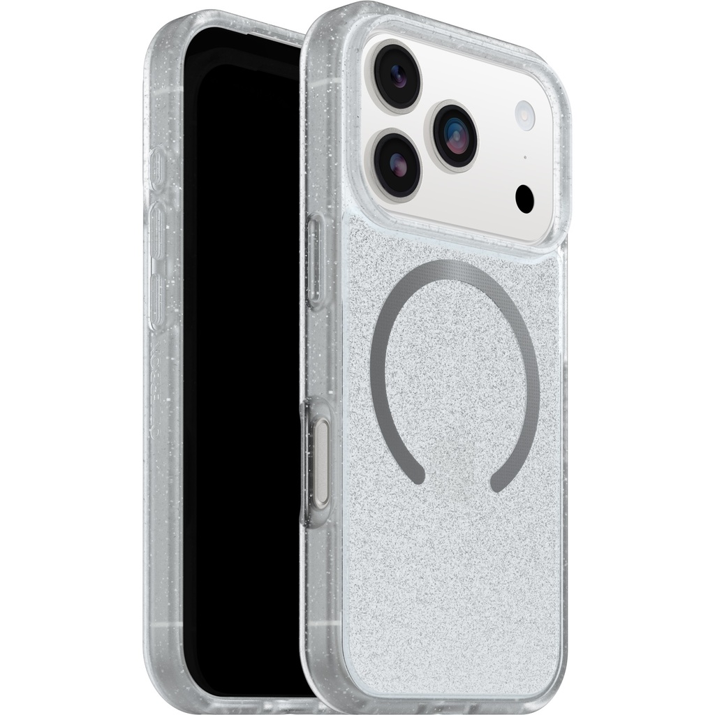 MPA-77-99281 OtterBox React MagSafe Apple iPhone 18 Pro / iPhone 17 Pro (6.3') Case Stardust (Clear Glitter) - (77-99281),7 Years Warranty