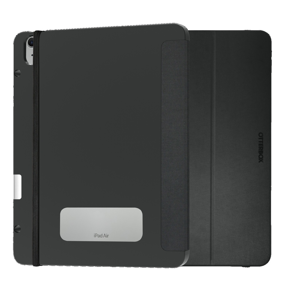 MPA-77-95351 OtterBox React Folio Apple iPad Air (13') (M4/M3/M2) (8th/7th/6th Gen) Case Black - (77-95351),DROP+ Military Standard,7 Years Warranty