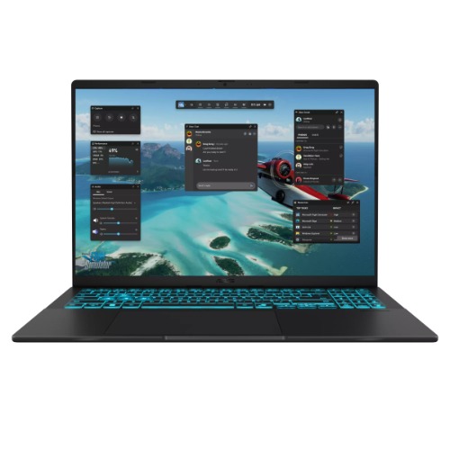 NBA-V3607VH-C7161TB ASUS VivoBook V16 16' WUXGA Notebook Intel Core 7 240H DDR5 16GB 1TB RTX 5050 8GB GDDR7 Black Win 11 Pro 1.95kg 1Y Warranty