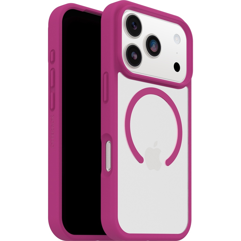 MPA-77-98654 OtterBox React MagSafe Apple iPhone 18 Pro Max / iPhone 17 Pro Max (6.9') Case Rose Crystal (Pink/Clear) - (77-98654), 7 Years Warranty