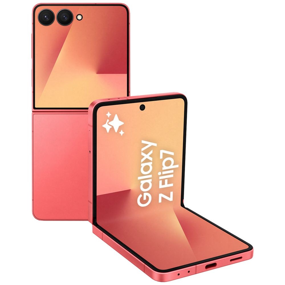 MF-SM-F766BZREATS Samsung Galaxy Z Flip7 5G 512GB - Coral Red *AU STOCK*, 6.9', Full HD+, 120Hz, 12GB/512GB, 50MP/10MP, Single+ eSIM, 4300mAh, 2 Years Warranty
