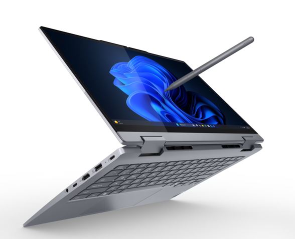 NBL-14Y-U532512G5 LENOVO ThinkBook 14 Yoga 2-in-1 G5 14' WUXGA TOUCH Intel U5-225U 32GB DDR5 512GB SSD Windows 11 PRO Intel GPU Thunderbolt Fingerprint 1YR OS 1.6kg
