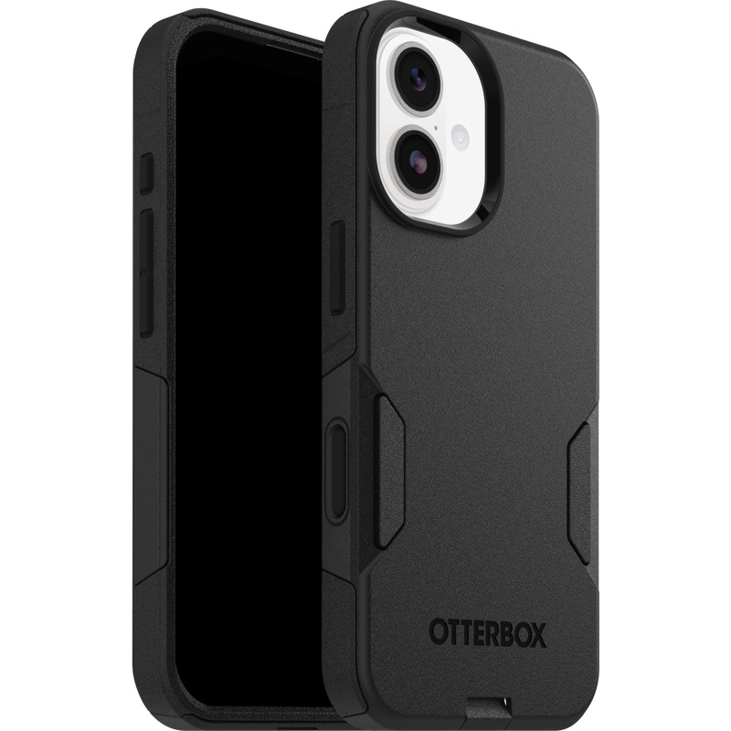 MPA-77-98294 OtterBox Commuter Apple iPhone 17 (6.3') Case Black - (77-98294), DROP+ 3X Military Standard, Pocket Friendly, Hassle-Free, 7 Years Warranty
