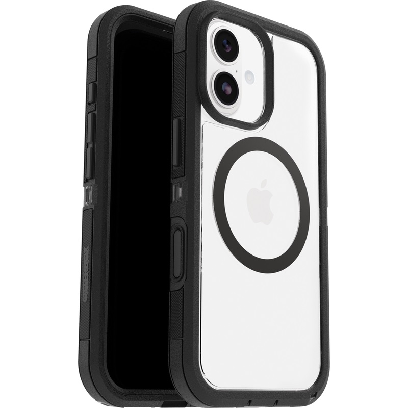 MPA-77-98480 OtterBox Defender XT Pro MagSafe Apple iPhone 17 (6.3') Case Dark Side (Clear/Black) - (77-98480), DROP+ 7X Military Standard, 7 Years Warranty