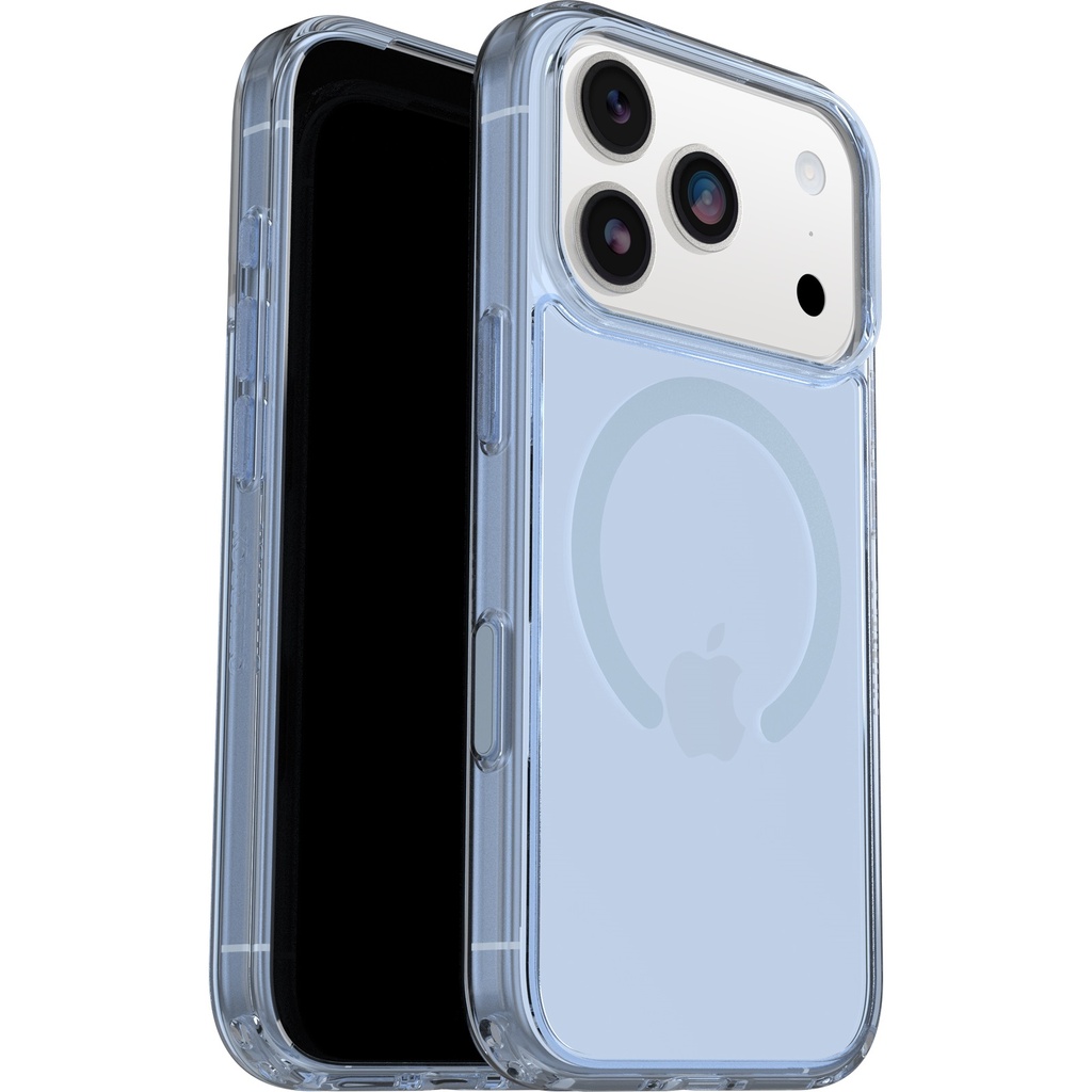 MPA-77-98849 OtterBox Symmetry Clear MagSafe Apple iPhone 17 Pro (6.3') Case Blue Bliss (Clear) - (77-98849), DROP+ 3X Military Standard, 7 Years Warranty