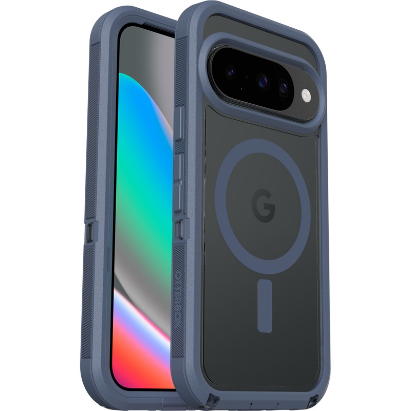 MPA-77-98262 OtterBox Defender Pro XT Clear Magnets Google Pixel 10/Pixel 10 Pro Bootcut Case - Blue (77-98262), DROP+ 7X Military Standard, 7 Years Warranty
