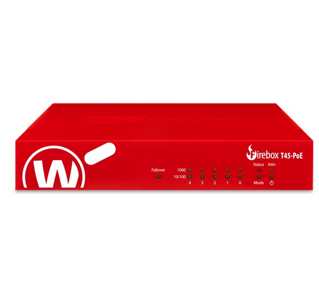 NWG-WGT47000-AU WatchGuard Firebox T45-PoE  Appliance Only (AU) – License Not Included (Requires Separate WG License Purchase)