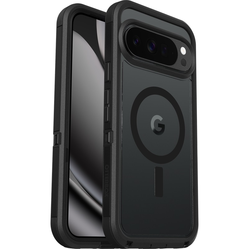 MPA-77-98266 OtterBox Defender Pro XT Clear Magnets Google Pixel 10 Pro XL Dark Side Case - Black (77-98266), DROP+ 7X Military Standard, 7 Years Warranty