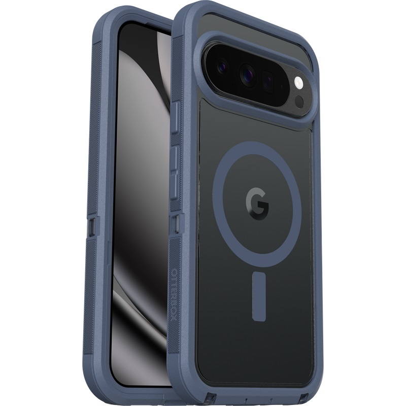 MPA-77-98270 OtterBox Defender Pro XT Clear Magnets Google Pixel 10 Pro XL Bootcut Case - Blue (77-98270), DROP+ 7X Military Standard, 7 Years Warranty