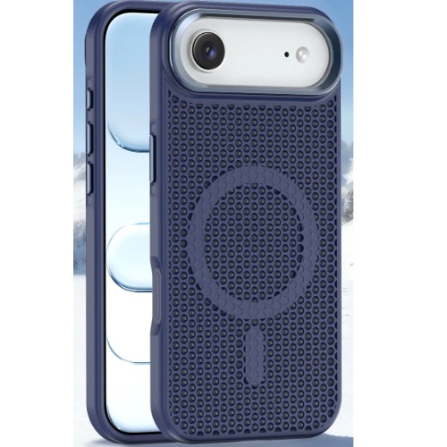 MPA-C3MA17AIDB USP Apple iPhone Air (6.5') Armor 3D Mesh Case with MagSafe Dark Blue - Fragiile Surface, TPU Bumper, Drop Resistance, 5 Years Warranty