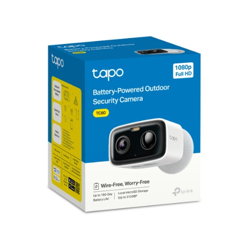 NWTL-TC80 TP-Link TC80 Smart Wire-Free Outdoor Security Camera