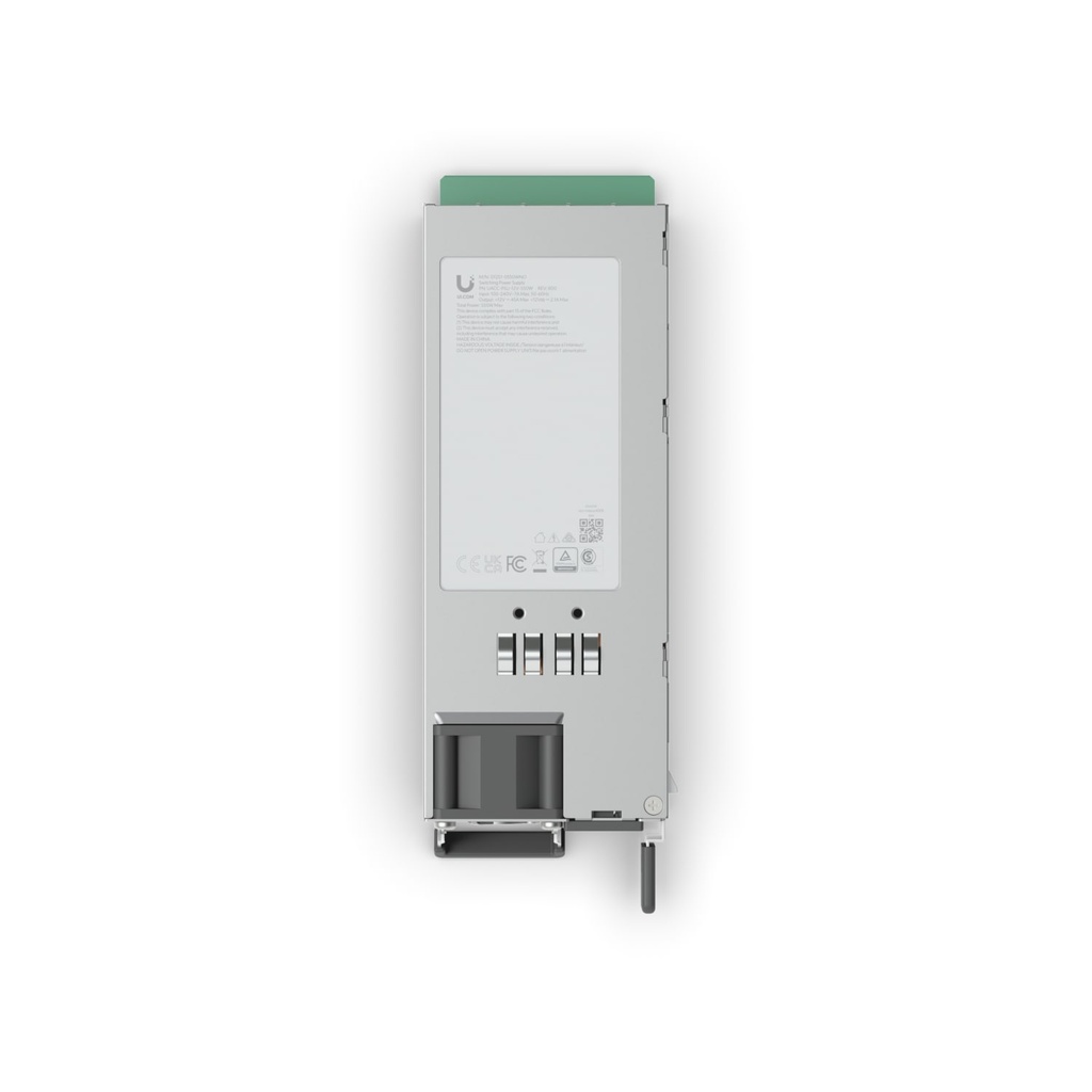 [NHU-UACC-PSU-12V-550W] NHU-UACC-PSU-12V-550W Ubiquiti Hot-Swappable Power Module (550W), Replacement Hot-swappable Power Module, Compatibility: ENVR, ECS-Aggregation, CK-Enterprise
