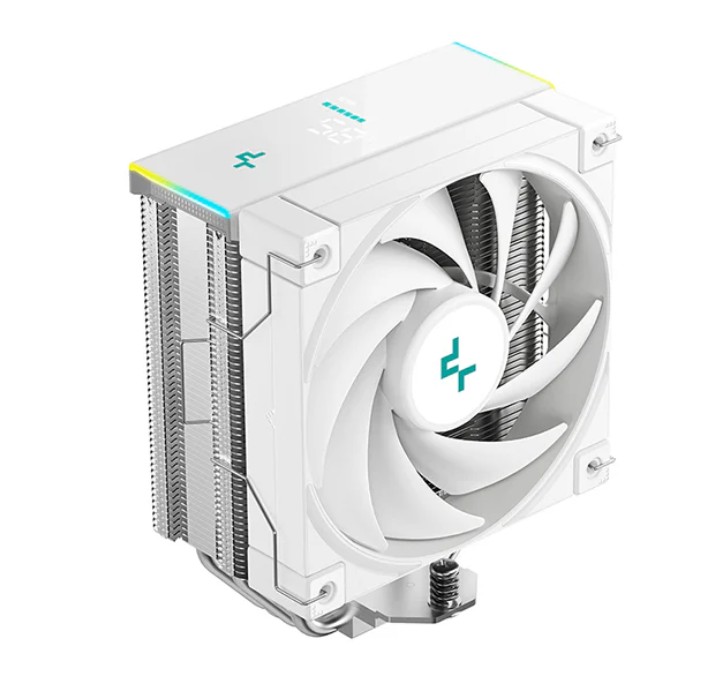 CFD-AK400-DIG-SE-W DeepCool AK400 DIGITAL SE WH CPU Cooler, Status Display, ARGB LED Strips, 4x Heat Pipe Intel LGA1851/1700/1200/1151/1150/1155 /AM5/AM4