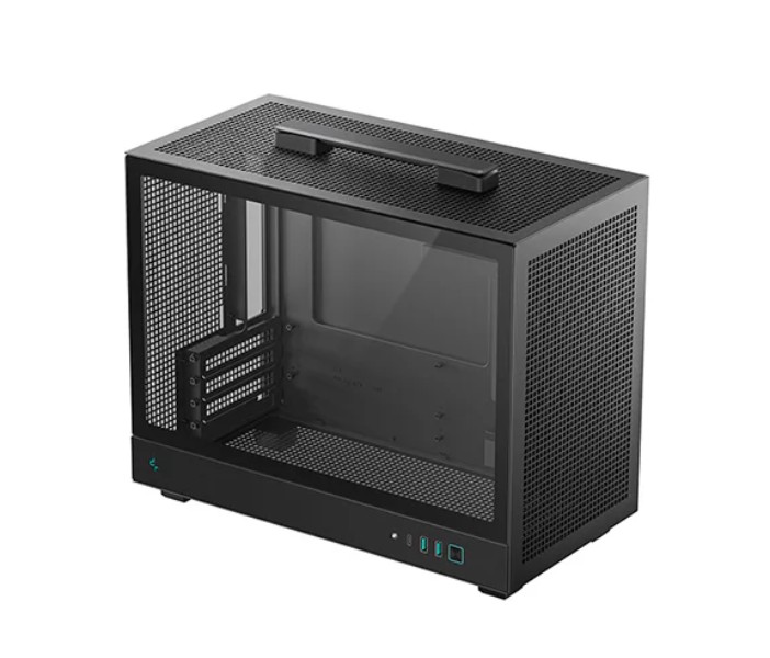 CAD-CH160-PLUS DeepCool CH160 PLUS Portable Micro-ATX Compact Case, USB3.0×2, Gen2 Type-C x1, Audio/Mic×1