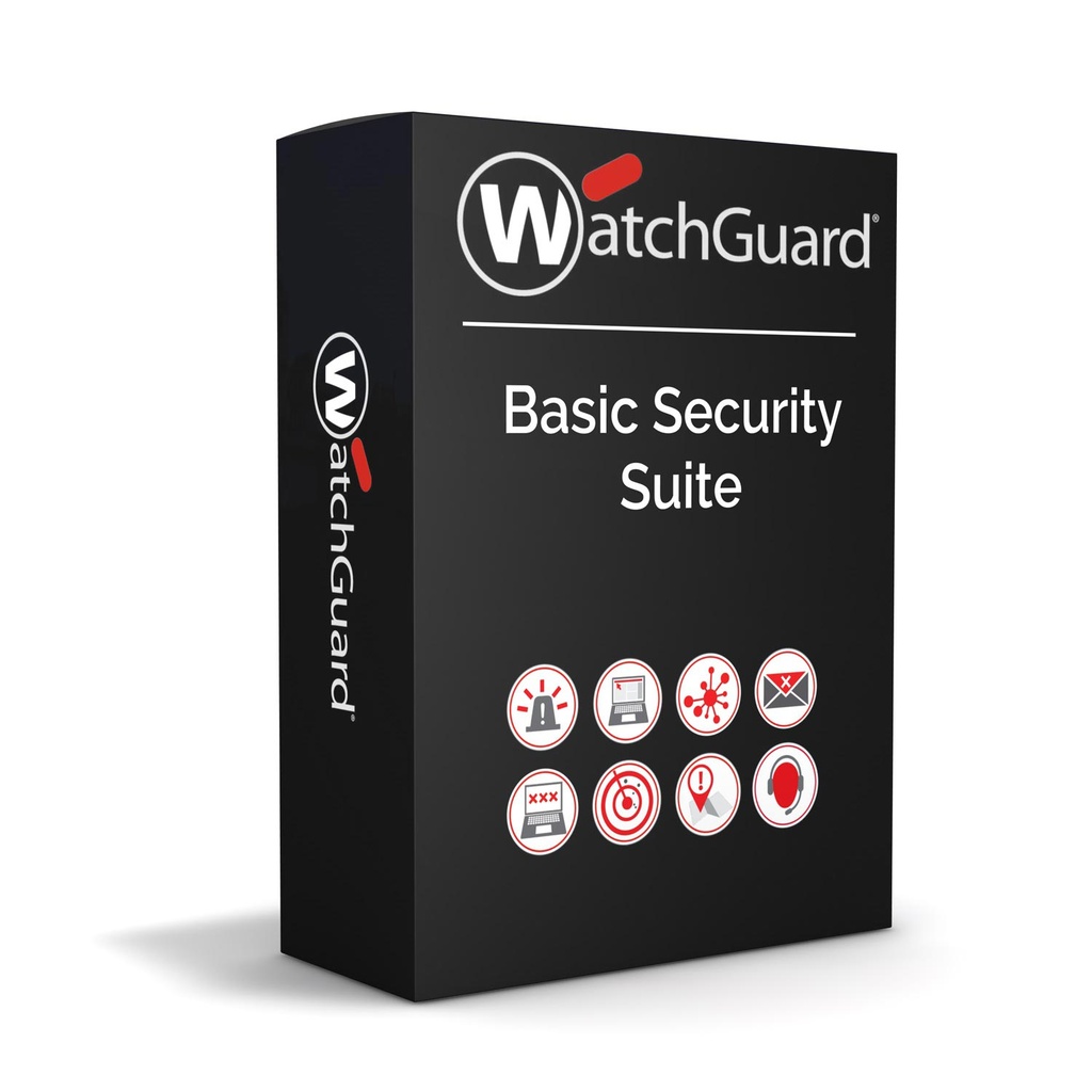 NWG-WGT146343 WatchGuard Basic Security Suite Renewal/Upgrade 3-yr for Firebox T145-W