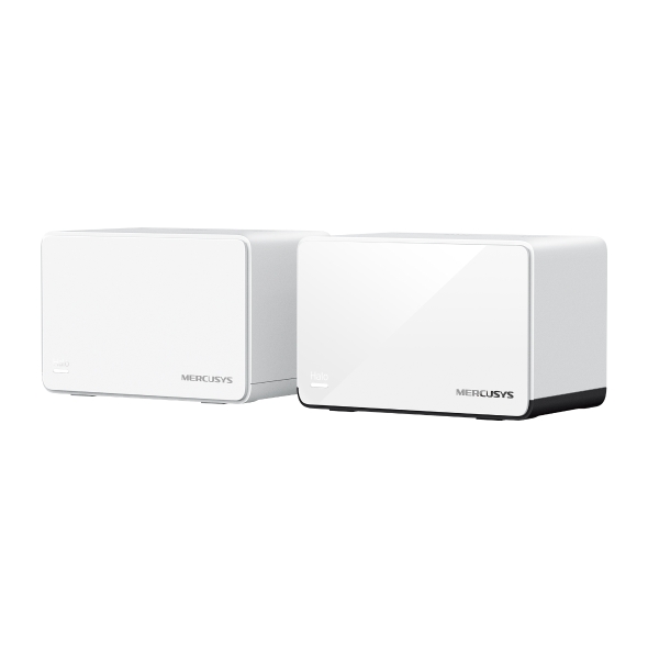 NWMS-HALOH85X-2 Mercusys Halo H85X(2-pack) AX3000 Whole Home Mesh Wi-Fi 6 System, 574 Mbps at 2.4 GHz, 2402 Mbps at 5 GHz