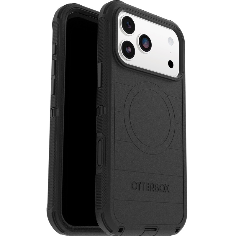 MPA-77-98380 OtterBox Defender Pro MagSafe Apple iPhone 18 Pro / iPhone 17 Pro (6.3') Case Black - (77-98380), DROP+ 7X Military Standard, Raised Edges, 7 Years Wt