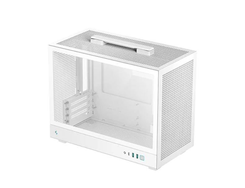 CAD-CH160-PLUS-WH DeepCool CH160 PLUS WH Portable Micro-ATX Compact Case, USB3.0×2, Gen2 Type-C x1, Audio/Mic×1
