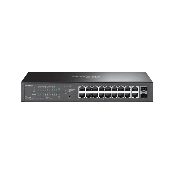NWTL-ES220GP TP-Link ES220GP Omada 20-Port Gigabit Easy Managed Switch with 16-Port PoE+